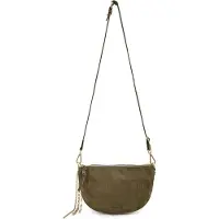 Fredsbruder Velvet Wild Crossbody-laukku Nahka 28 cm Ruskea