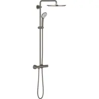 GROHE Euphoria System 310, Suihkujärjestelmä termostaattisekoittimella seinäasennukseen, Brushed Hard Graphite