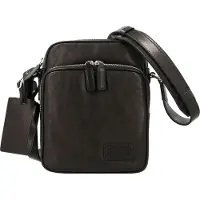 PICARD Authentic Crossbody-laukku Nahka 19 cm Musta