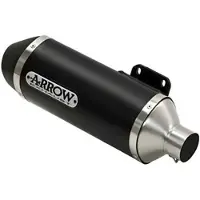Arrow Urban Aluminium Dark With Dark End Cap Piaggio Medley 125/150 Abs ´20-23 Hyväksytty äänenvaimennin