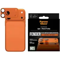 PanzerGlass iPhone 17 Pro Max Fender -suojakuori, oranssi