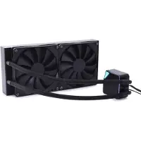 Alphacool Core Ocean T38 AIO 280mm nestejäähdytysratkaisu prosessorille, musta