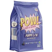 POW! Dog Puppy Large/X-Large Pork 2 kg koiranpennun kuivaruoka