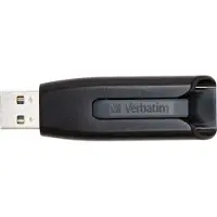 Verbatim – USB 3.0 -muisti, Store'N'Go V3, 16GB, musta/harmaa (49172)