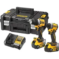 DeWalt Työkalusarja DCK2051P2T-QW (DCD800 + DCF850); 18 V; 2x5,0 Ah akku