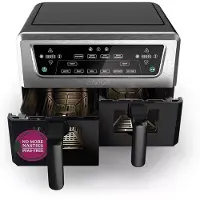 Cuisinart - AirTwin Airfryer AFD10XSSE 10,4 L 2400 W Ruostumaton