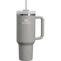 Stanley Quencher H2.O FlowState Tumbler ruostumaton tumbler-pullo ja pilli keskitason Ash 1 kpl
