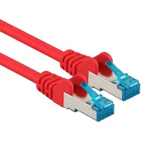 Pro CAT 6A patch-kaapeli, S/FTP (PiMF), punainen