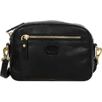 Bric's Volterra Crossbody-laukku Nahka 21 cm Musta