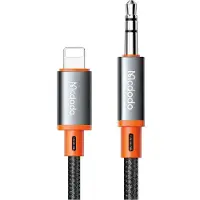 Mcdodo CA-0780 Lightning to mini jack 3.5mm AUX cable 1.2m (black)