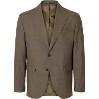 Selected Slhreg-Russel Wool Blz - Brown - 46