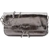 Zadig & Voltaire Olkalaukku 'ROCK NANO' hopeanharmaa