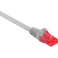 Goobay CAT 6, U/UTP patch-kaapeli, LSZH, CU, harmaa