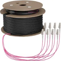 EFB Elektronik Elektronik O8322S160OM4, 160 m, U-DQ(ZN) BH, OM4, 8x LC, 8x LC
