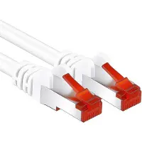 Goobay CAT 6 patch-kaapeli S/FTP (PiMF), valkoinen
