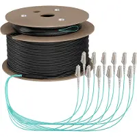 EFB Elektronik Elektronik O8342S190OM3, 190 m, U-DQ(ZN) BH, OM3, 12x LC, 12x LC