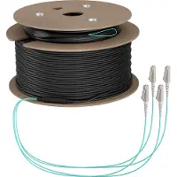 EFB Elektronik Elektronik O8303S140OM3, 140 m, U-DQ(ZN) BH, OM3, 4x LC, 4x LC