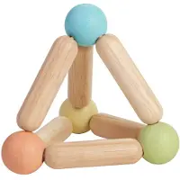 PlanToys Tartuntalelu - Kolmio - Pastelli - - OneSize - Tartuntalelut