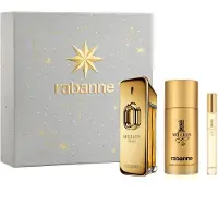 Rabanne Million Gold Eau de Parfum Intense Spray 100ml Set 3 Pieces