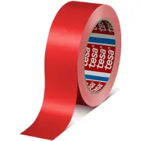 TESA 60404-00000-00, Punainen, Pakkaaminen, Polyvinyylikloridi (PVC), 66 m, 50 mm, 1 kpl