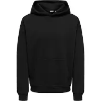 Only & Sons Onsceres Ovz Ls Hoodie Sweat Noos - Black - S