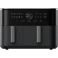 Xiaomi Dual Zone tupla airfryer – 10 L, 2700 W, musta