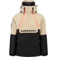 Superdry for man. MS110192A Freestyle Overhead Jacket beige (M), Casual, Outdoor, Recycled Polister