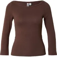 Pieces Pcphoebe 3/4 Boatneck Top Jrs Noos Bc - Brown - XL