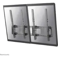 NeoMounts FLAT SCREEN WALL MOUNT FOR MENU BOARD - 2 SCREENS - PORTRAIT 2 SCREENS BLACK (NS-WMB200PBLACK)
