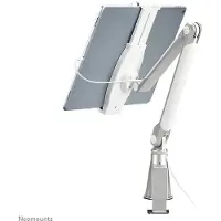 NeoMounts Tablettituki - - TABLET-D100SILVER - Hopea - Säädettävä varsi - Varkauskestävä
