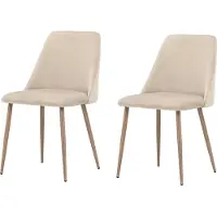 Ebuy24 Ruokapöydän tuoli Night, beige