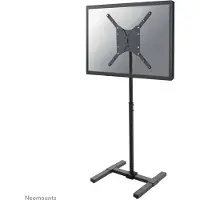 NeoMounts 10-55" floor stand, lattiateline, musta