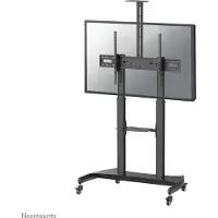 NeoMounts 60-100" floor stand, liikuteltava lattiateline, musta