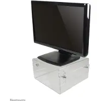 NeoMounts Monitorin koroke, max. 25kg, läpinäkyvä