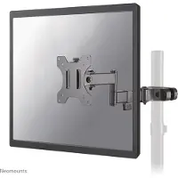 NeoMounts screen pole clamp/truss mount 3 pivots vesa 100x100 (pole diameter 28-60 mm) 1 screen black