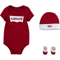Levi's Kids Potkuhousut/body 'Classic' punainen / valkoinen