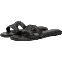 Tommy Hilfiger Th Logo Strap Mule - Black - 39