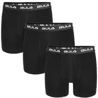 Bula Men's Frame 3pk Boxers Black Alusvaatteet M