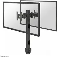 NeoMounts FLAT SCREEN DESK MOUNT (GROMMET) 2 SCREENS BLACK (FPMA-D050DBLACK)