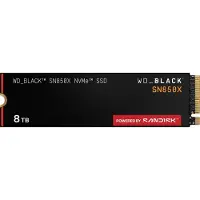 Western Digital Black WD_BLACK SN850X NVMe, 8 TB, M.2, 7200 MB/s (WDS800T2X0E-00CDD0)