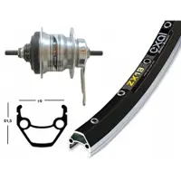 Winora Exal Zx 19 Skid Shimano Nexus 7s Rennrad-hinterrad