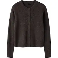 LMTD Nlfkleave Ls Short Knit Cardigan Noos - Brown - 146-152