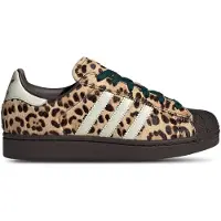 Adidas Originals Matalavartiset tennarit 'Superstar II' norsunluu / cappuccino / tummanruskea / tummanvihreä
