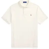 Ralph Lauren Custom Slim Fit Soft Cotton Polo Shirt - Cream - L
