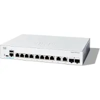 Cisco Catalyst 1200-8T-E-2G - Hallittava kytkin, valkoinen