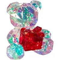 Konstsmide Nalle, timanttieffektillä, RGB