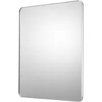 Vevor -seinälle kiinnitettävä meikkipeili, 0,15" paksu, 36" x 36" peili alumiiniseoskehyksellä ja räjähdyssuojatulla kalvolla, naarmuuntumaton peili Z-muotoisella kiinnikkeellä, sopii kylpyhuoneeseen/m
