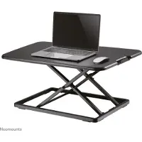 NeoMounts WORKSTATION - SIT-STAND WORKPLACE (HEIGHT ADJUSTMENT: 4-40 CM) 1 SCREEN BLACK (NS-WS050BLACK)