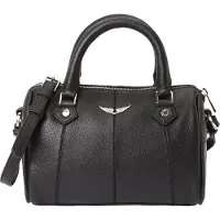 Zadig & Voltaire Xs Sunny Vibe Grained Leather - Black - ONE SIZE
