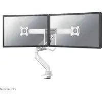 NeoMounts NEXT CORE DESK MOUNT 2 SCREENS (TOPFIX CLAMP/GROMMET) 2 SCREENS WHITE (DS75-450WH2)